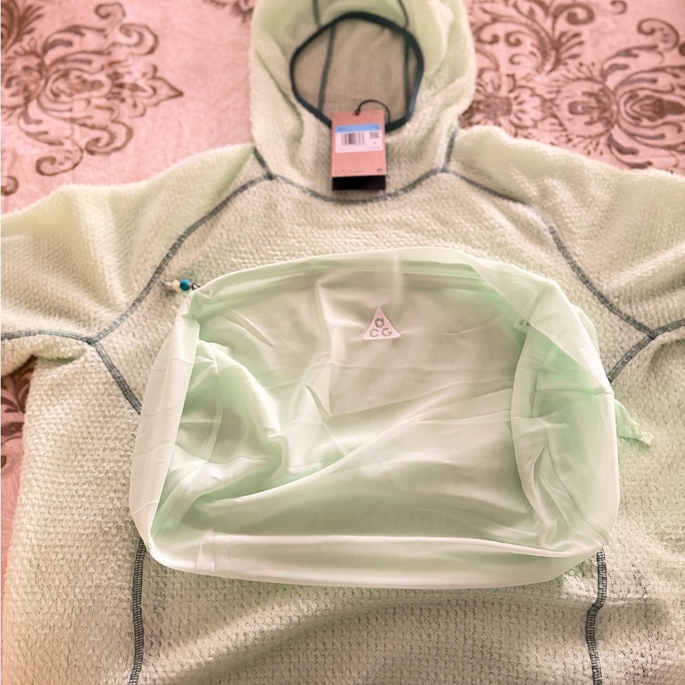 Nike ACG "Wolf Lichen" Mid-Layer Top Men's Size M Hooded Lightweight DV9426-376